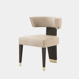 Althéa Luxury Dining Chair With Brass Detailing
