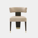 Althéa Luxury Dining Chair With Brass Detailing