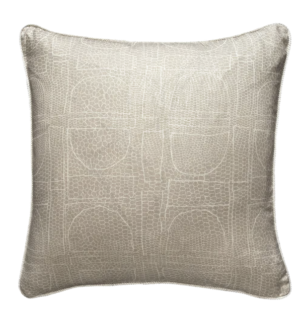 Curzon Almond Snake Skin Print Cushion