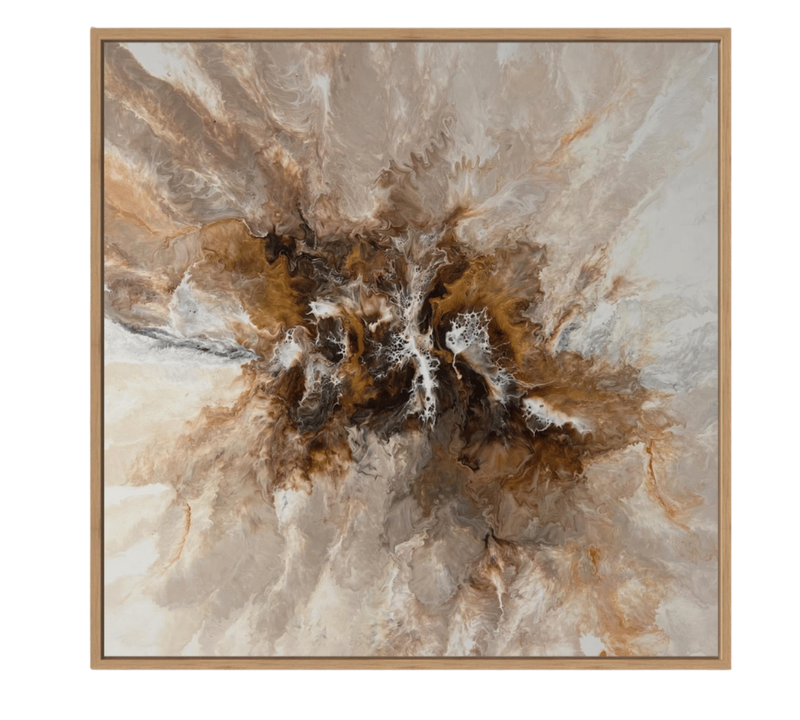 Oak Shimmer Canvas Print Artwork