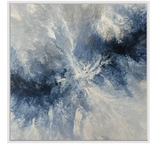 Ocean Navy Canvas Print Artwork