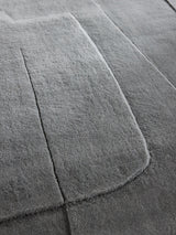 Serge Lesage Bref Bluish Grey Rug in bluish grey, detail