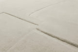 Serge Lesage Bref Ecru Rug in ecru, detail