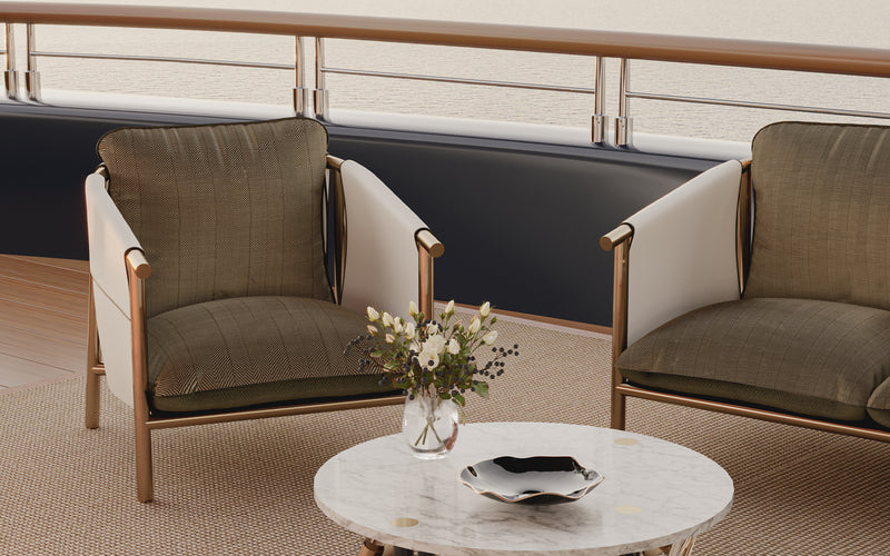Céline Luxury Outdoor Lounge Armchair