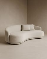 Cove 4-Seater Sofa - Steam Bouclé