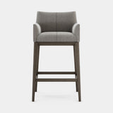 Domkapa Carter Bar Chair, hudson Ash fabric with a Tabac Ash frame