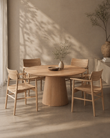Mono Solid Oak Dining Arm Chair