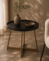 Lane Side Table - Smoke Oak Gold