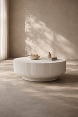 Ridge Coffee Table - White