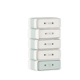 Travel 5 Drawers Chest of Drawers by Fairytale: Vintage & Elegant Detail in Leather