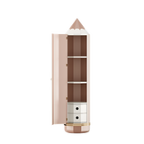 Crayon Wardrobe by Fairytale: Lacquered Wood And Polished Brass