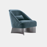 Equinox Curved Legged Upholstered Armchair