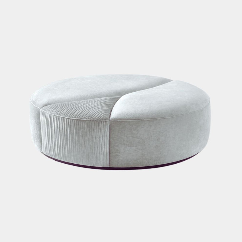 Equinox Round Luxurious Ottoman