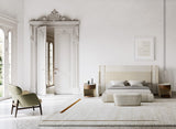Broadway Luxury Bed, styled in a bedroom