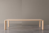 Meridiani Frank Dining Table, shown in light flamed oak, second view