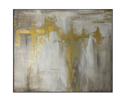Golden Risk Textured Luxury Wall Art