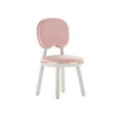 Gum Children's Chair by Fairytale: Luxurious Touch in Lacquered Wood & Velvet Fabric