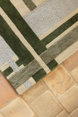 Serge Lesage Harri Cypress Rug in cypress, detail