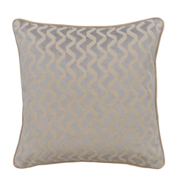Hudson Geometric Velvet Cushion
