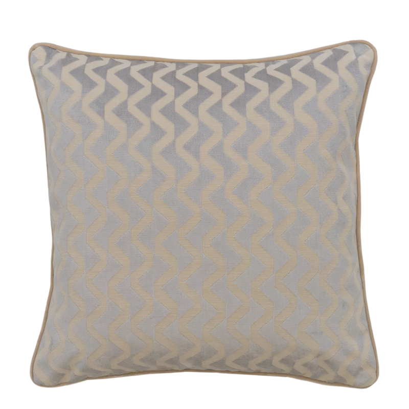 Hudson Geometric Velvet Cushion