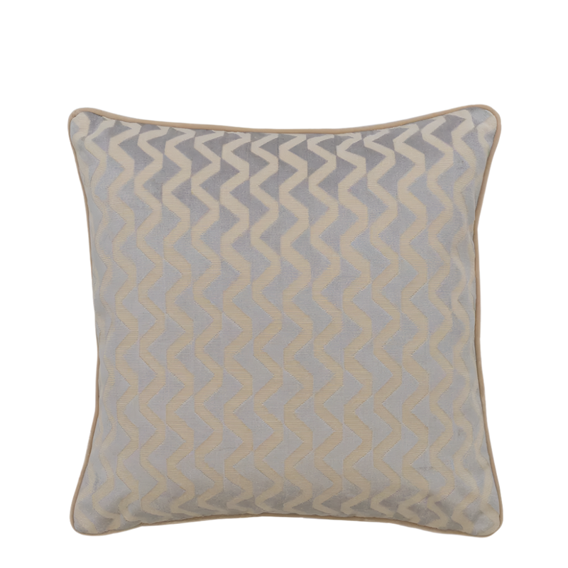 Hudson Geometric Velvet Cushion