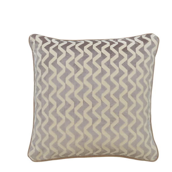 Hudson Geometric Velvet Cushion