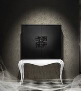 Luxus Bar Cabinet, styled view