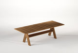 Meridiani Joi Wood Open Air Dining Table, view 4