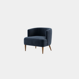 Laskasas Veera Armchair in Vienna Deep Blue
