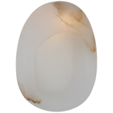 Kelly Wearstler Esculpa 14" Rounded Wall Light in Alabaster