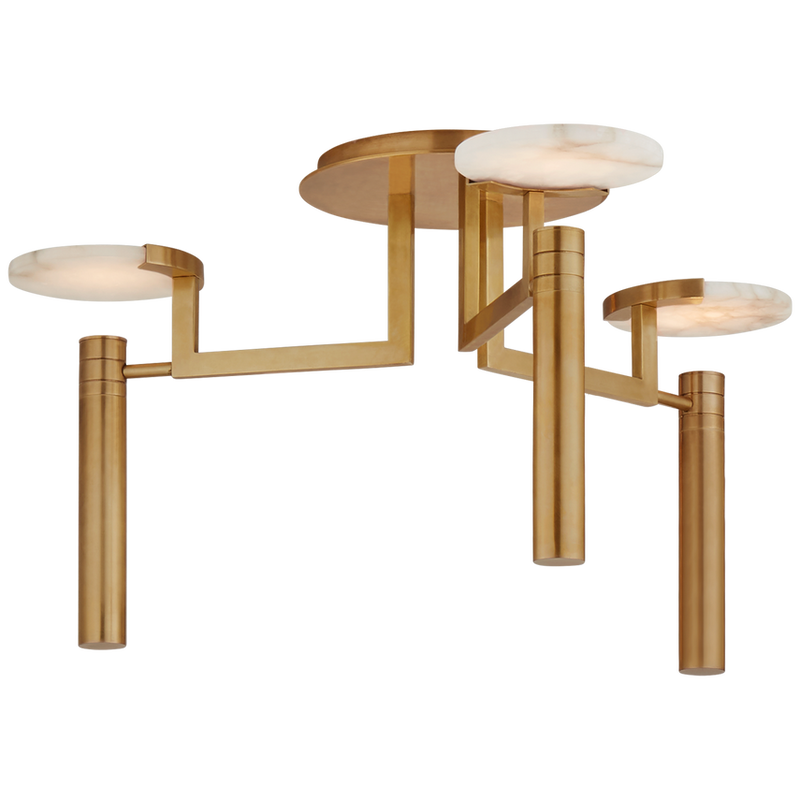 Kelly Wearstler Melange Large Floating Disc Semi-Flush Chandelier