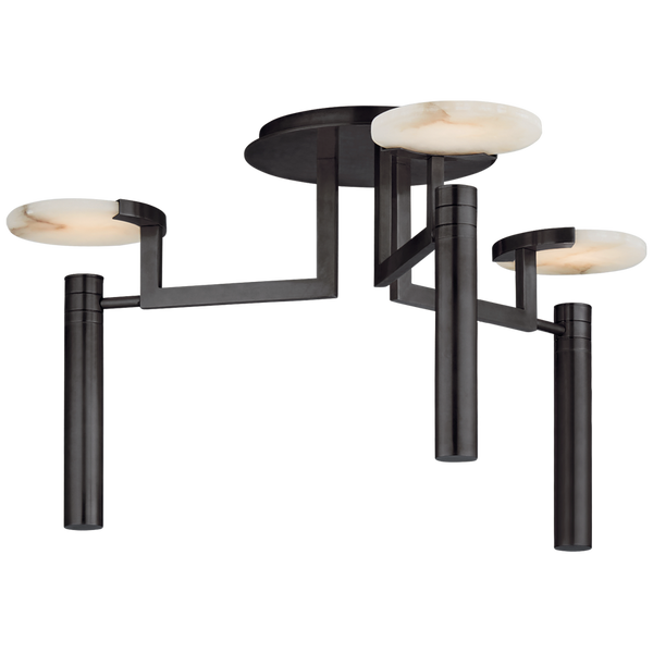 Kelly Wearstler Melange Large Floating Disc Semi-Flush Chandelier