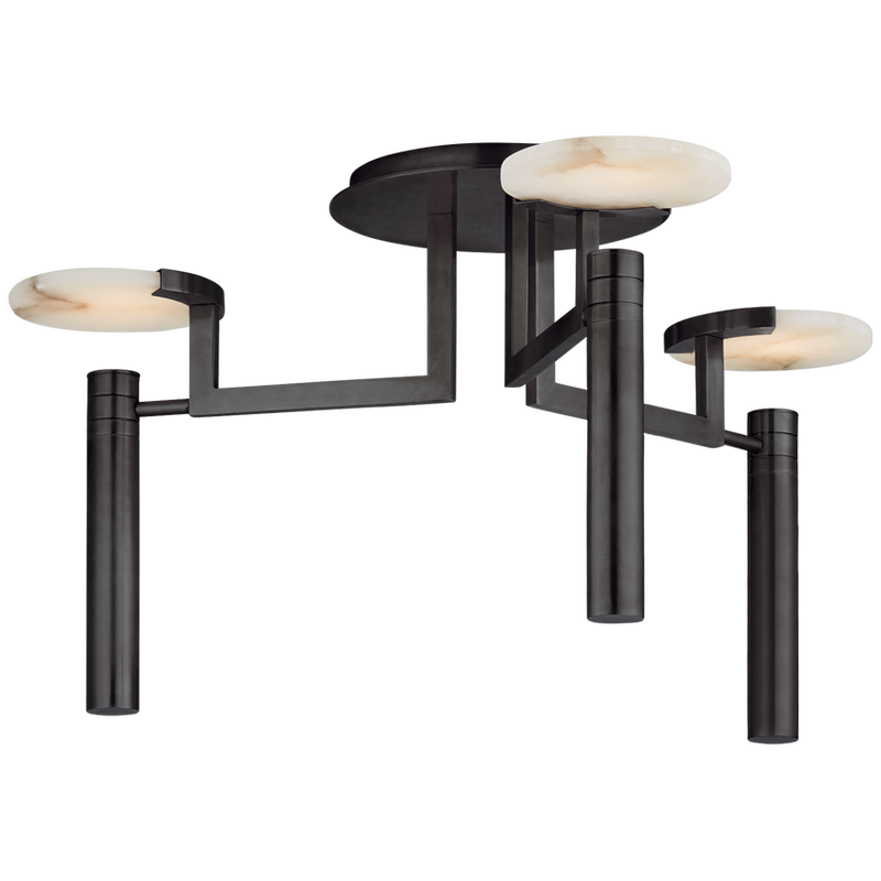 Kelly Wearstler Melange Large Floating Disc Semi-Flush Chandelier