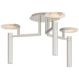 Kelly Wearstler Melange Large Floating Disc Semi-Flush Chandelier