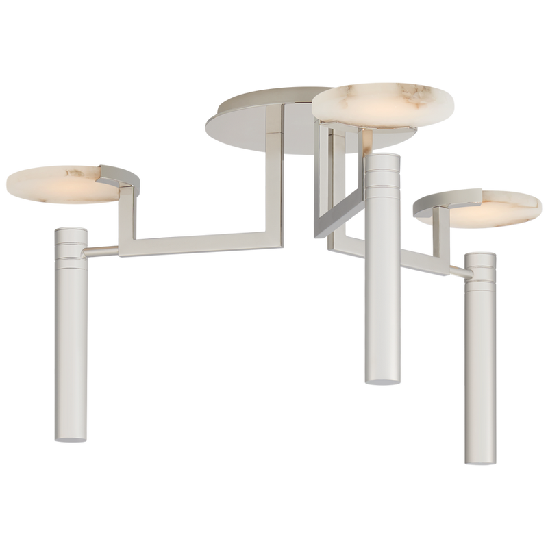 Kelly Wearstler Melange Large Floating Disc Semi-Flush Chandelier