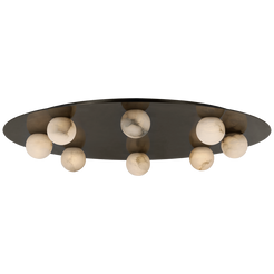 Kelly Wearstler Pertica 30" Eight Light Flush Mount Light