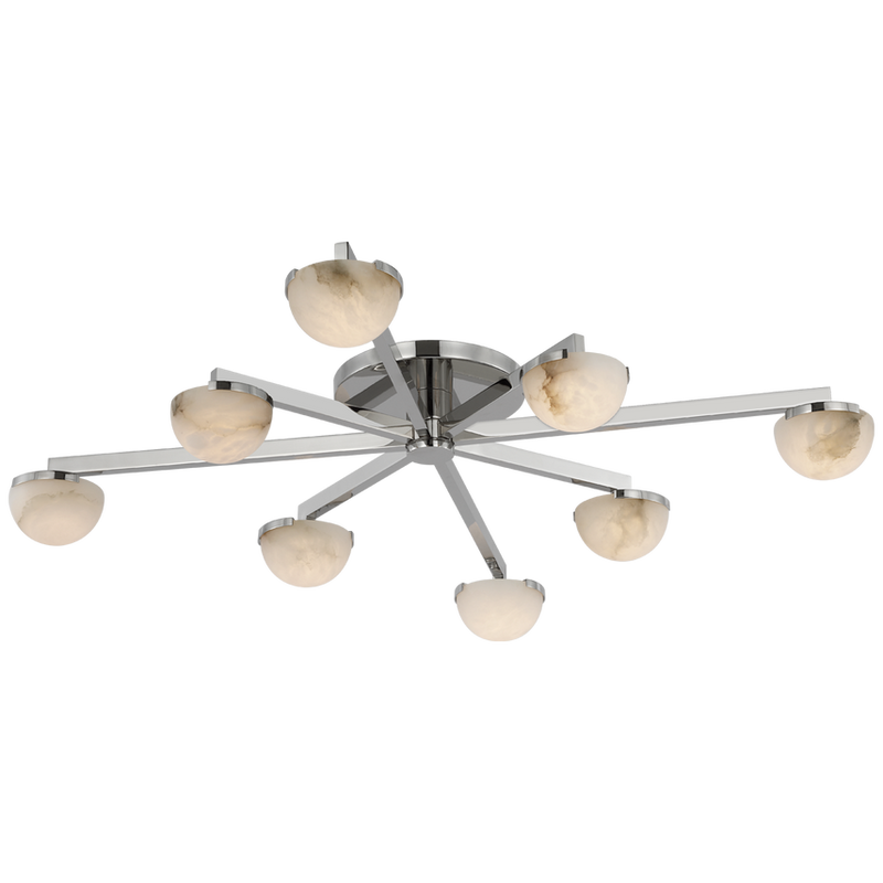 Kelly Wearstler Pedra Large Staggered Arm Flush Mount Light