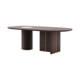 Laskasas Kahlo Dining Table — Smoked Eucalyptus