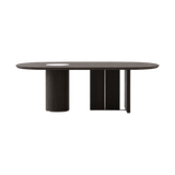 Laskasas Kahlo Dining Table — Smoked Oak