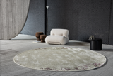 Serge Lesage Lava Smoky Grey Rug in smoky grey, room view