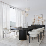 Lantine Buffet - Black Oak & Brass