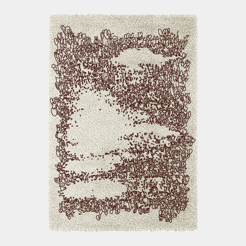 Luxury Hand-Tufted Scribble Wool Rug