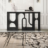 Luxury Ink Style Hand Tufted Rug