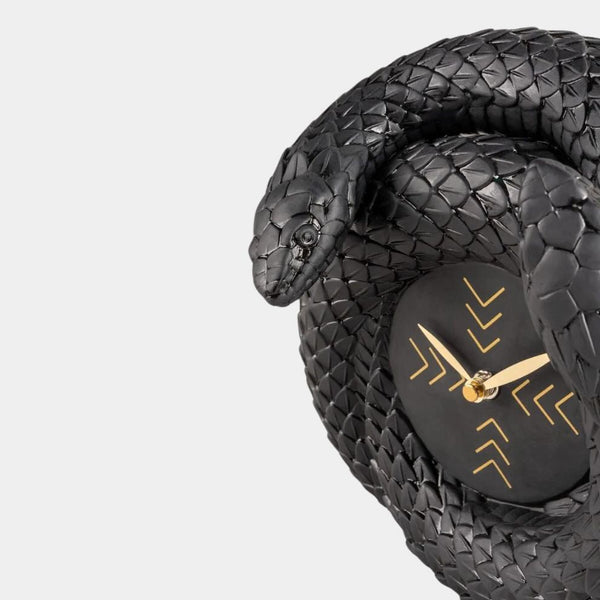 Luxury Matte Black Snake Collection set