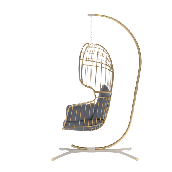 Nodo Outdoor Hanging Armchair with Base