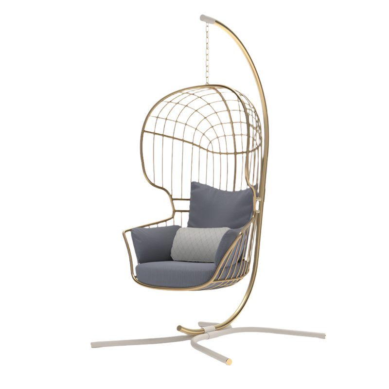 Nodo Outdoor Hanging Armchair with Base