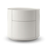 Ming Bedside Table - Matte Beige