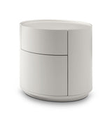 Ming Bedside Table - Matte Beige