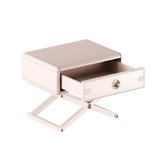Warrior Nightstand by Fairytale: Luxury & Lacquered Wood and Polished Brass