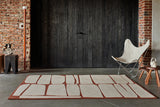 Serge Lesage Rebel Mahogany Rug in mahogany, room view